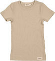 MarMar T-shirt - Rib - Modal - Plain - Stone Wall MarMar T-shirt - Rib - Modal - Plain - Stone Wall