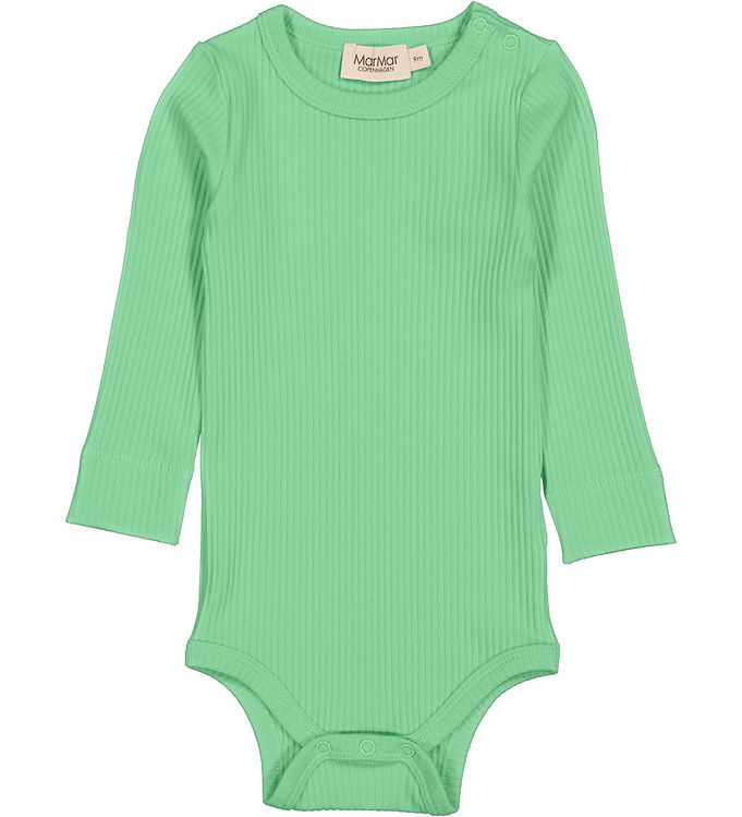 MarMar Body l/æ - Rib - Modal - Plain - Cale Green