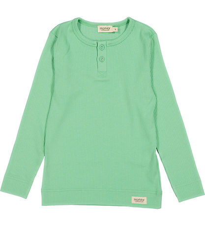 MarMar Bluse - Rib - Modal - Cale Green MarMar Bluse - Rib - Modal - Cale Green