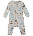Joha Heldragt - Uld/Silke - Beige m. Print Joha Heldragt - Uld/Silke - Beige m. Print