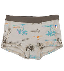 Joha Hipsters - Uld/Silke - Beige m. Print Joha Hipsters - Uld/Silke - Beige m. Print