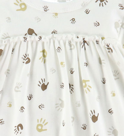 Joha Kjole - Off White m. Print Joha Kjole - Off White m. Print