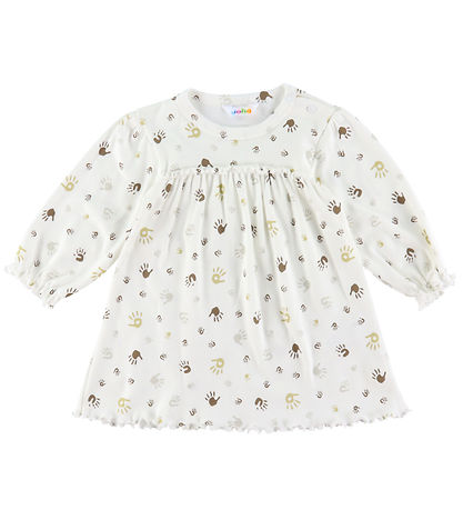 Joha Kjole - Off White m. Print Joha Kjole - Off White m. Print