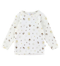 Joha Bluse - Off White m. Print Joha Bluse - Off White m. Print