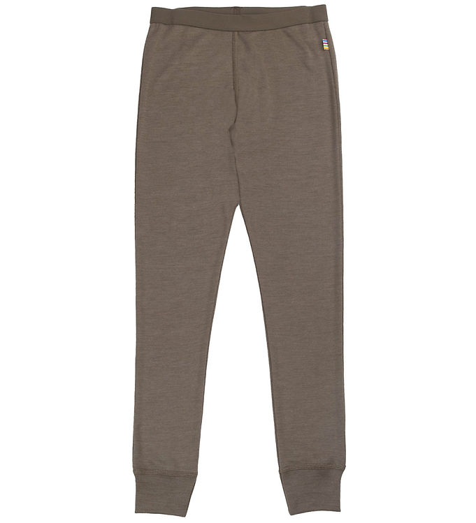Joha Leggings - Uld/Silke - Brun