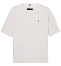 Tommy Hilfiger T-shirt - Essential Archive - Hvid Tommy Hilfiger T-shirt - Essential Archive - Hvid