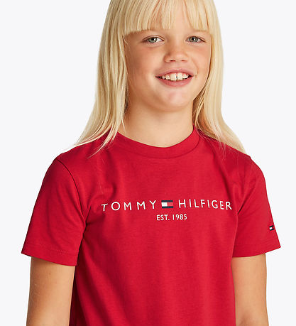 Tommy Hilfiger T-shirt - Corp Logo - Primary Red