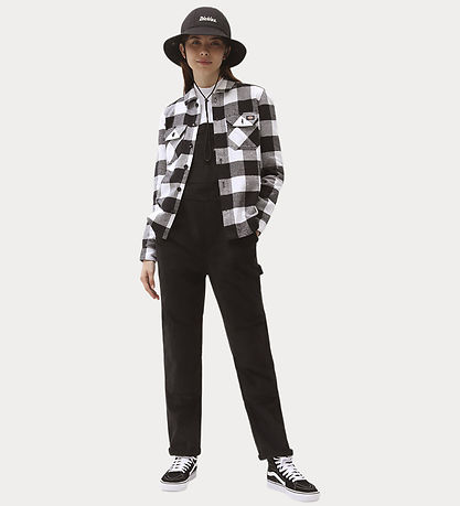 Dickies Skjorte - Sacramento - Sort/Hvidternet Dickies Skjorte - Sacramento - Sort/Hvidternet