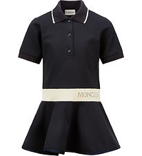 Moncler Kjole - Navy m. Hvid Moncler Kjole - Navy m. Hvid