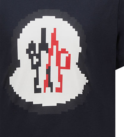 Moncler T-shirt - Navy m. Logo Moncler T-shirt - Navy m. Logo