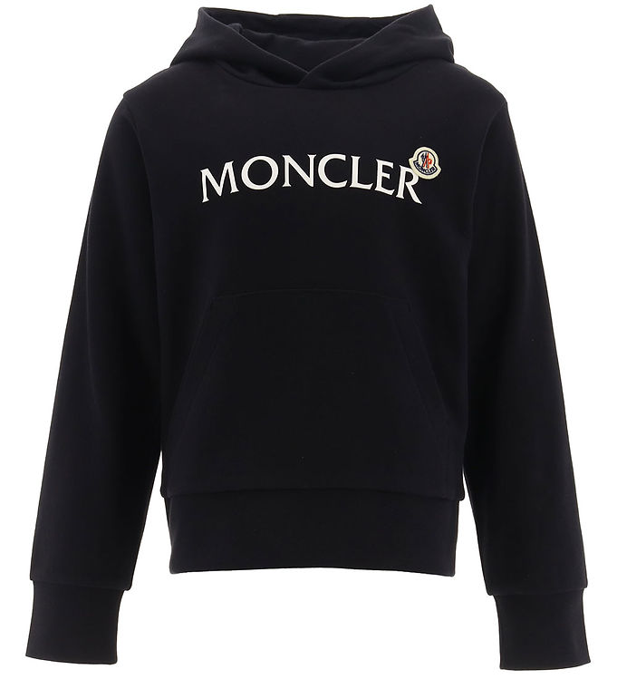 Moncler Hættetrøje - Sort m. Print