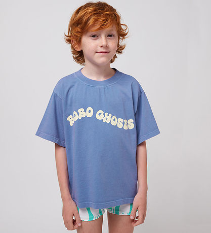 Bobo Choses T-shirt - Wavy - Blue