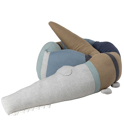 Sebra Pude - Strikket - 190 cm - Sleepy Croc - Dusty Blue Mix Sebra Pude - Strikket - 190 cm - Sleepy Croc - Dusty Blue Mix