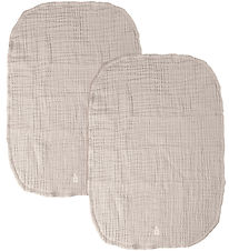 Sebra Pusleunderlag - 2-pak - Musselin - Jetty Beige Sebra Pusleunderlag - 2-pak - Musselin - Jetty Beige