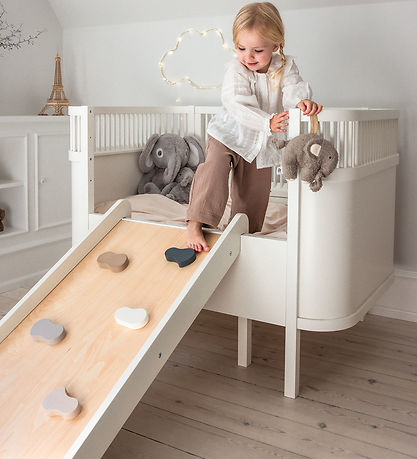 Sebra Klatre- Og Rutsjebane - 2-i-1 - Hvid