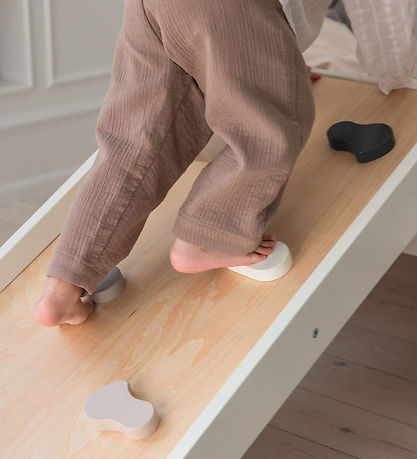 Sebra Klatre- Og Rutsjebane - 2-i-1 - Hvid