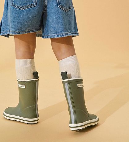 Bundgaard Gummistøvler - Charly High - Armygrøn Bundgaard Gummistøvler - Charly High - Armygrøn