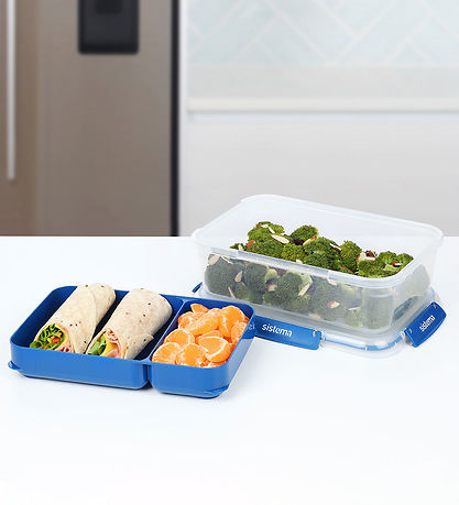 Sistema Madkasse - 2.2L Rectangle Stax To Go - Blå Sistema Madkasse - 2.2L Rectangle Stax To Go - Blå