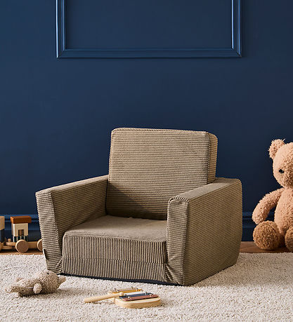 Kids Concept Lænestol/Legemadras - Foldbar - 42x44x38 cm - Fløjl