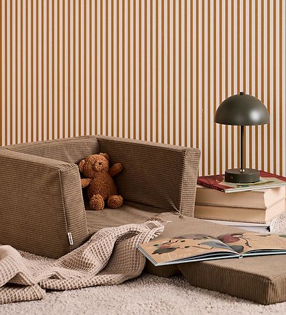 Kids Concept Lænestol/Legemadras - Foldbar - 42x44x38 cm - Fløjl