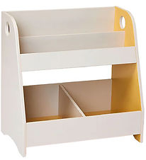 Kids Concept Reol - 60x35x60 cm - Grå/Mustard