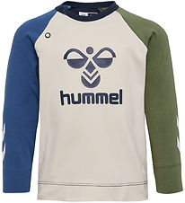 Hummel Bluse - hmlAssym - Black Iris m. Logo Hummel Bluse - hmlAssym - Black Iris m. Logo