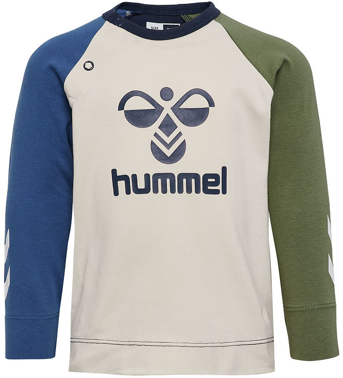 Hummel Bluse - hmlAssym - Black Iris m. Logo
