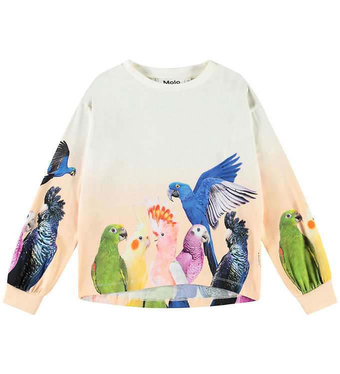Molo Bluse - Reniza - Group Of Parrots