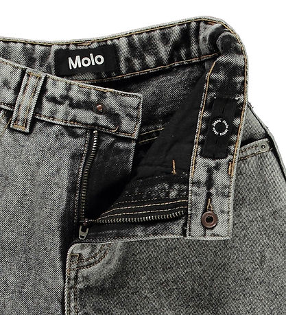 Molo Shorts - Denim - Alpha - Grey Stonewash Molo Shorts - Denim - Alpha - Grey Stonewash
