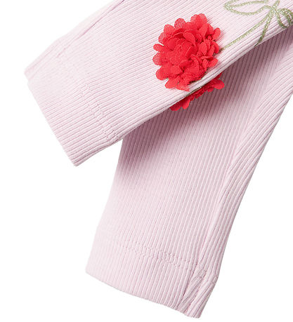 Name It Leggings - Rib - NbfBolia - Winsome Orchid m. Kirsebær Name It Leggings - Rib - NbfBolia - Winsome Orchid m. Kirsebær