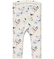 Name It Leggings - NbfBela - Peyote Melange m. Sommerfugle