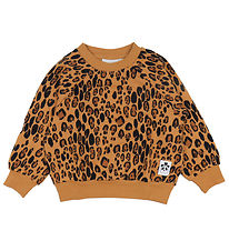 Mini Rodini Sweatshirt - Basic - Leopard Mini Rodini Sweatshirt - Basic - Leopard