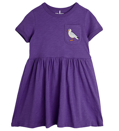 Mini Rodini Kjole - Seagull - Lilla Mini Rodini Kjole - Seagull - Lilla