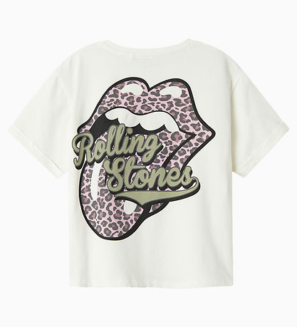 Name It T-shirt - NkfJill - Cloud Dancer m. Print Name It T-shirt - NkfJill - Cloud Dancer m. Print