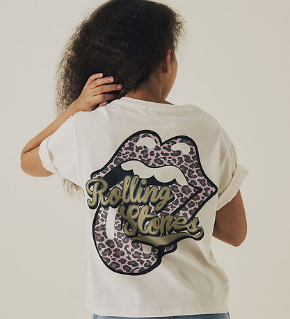 Name It T-shirt - NkfJill - Cloud Dancer m. Print Name It T-shirt - NkfJill - Cloud Dancer m. Print