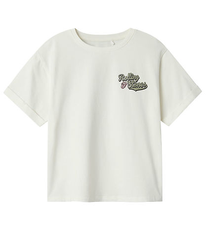 Name It T-shirt - NkfJill - Cloud Dancer m. Print Name It T-shirt - NkfJill - Cloud Dancer m. Print