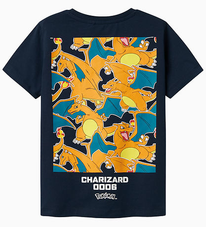 Name It T-shirt - NkmJatin Pokemon - Navy Blazer m. Print