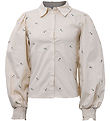 Hound Skjorte - Off White m. Blomster Hound Skjorte - Off White m. Blomster