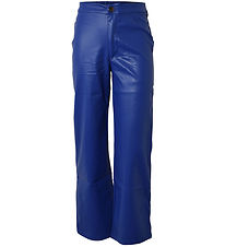 Hound Bukser - Imiteret Skind - Wide - Cobalt Blue Hound Bukser - Imiteret Skind - Wide - Cobalt Blue