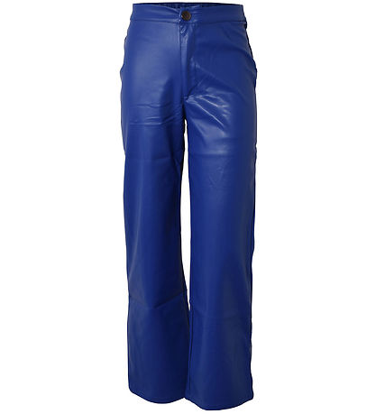 Hound Bukser - Imiteret Skind - Wide - Cobalt Blue Hound Bukser - Imiteret Skind - Wide - Cobalt Blue