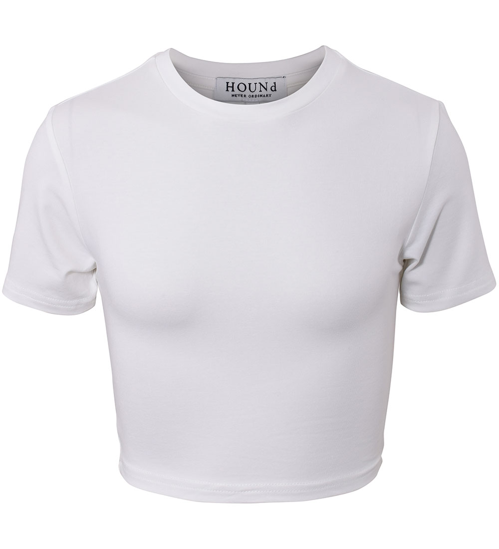 Hound T-Shirt - Cropped - Weiß - Hound - 8 Jahre (128) - T-Shirts