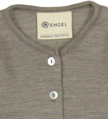 Engel Cardigan - Uld/Silke - Walnut
