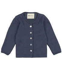 Engel Cardigan - Uld/Silke - Navy Blue Engel Cardigan - Uld/Silke - Navy Blue