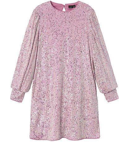 LMTD Kjole - NlfRink - Lilac Snow m. Palietter LMTD Kjole - NlfRink - Lilac Snow m. Palietter