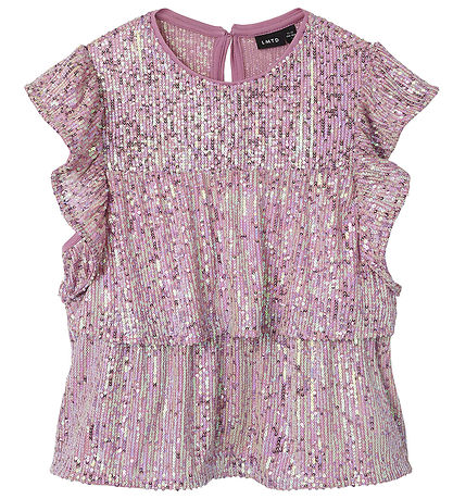 LMTD Top - NlfRink - Lilac Snow m. Pailletter