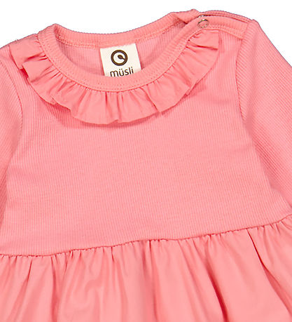 Müsli Kjole - Rib - Cozy Me - Bubblegum Müsli Kjole - Rib - Cozy Me - Bubblegum