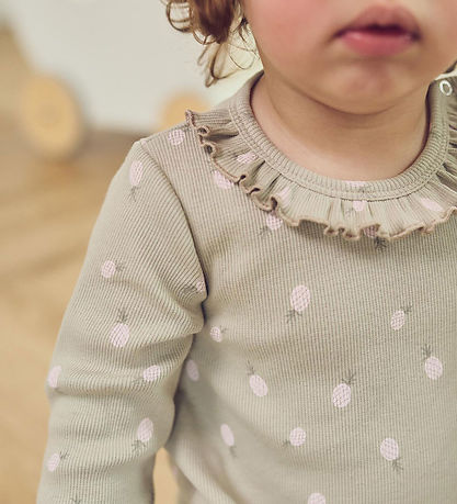 Müsli Kjole - Rib - Pineapple - Soft Green/Poetry Green/Mary Müsli Kjole - Rib - Pineapple - Soft Green/Poetry Green/Mary