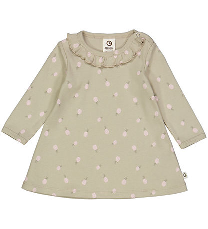 Müsli Kjole - Rib - Pineapple - Soft Green/Poetry Green/Mary Müsli Kjole - Rib - Pineapple - Soft Green/Poetry Green/Mary