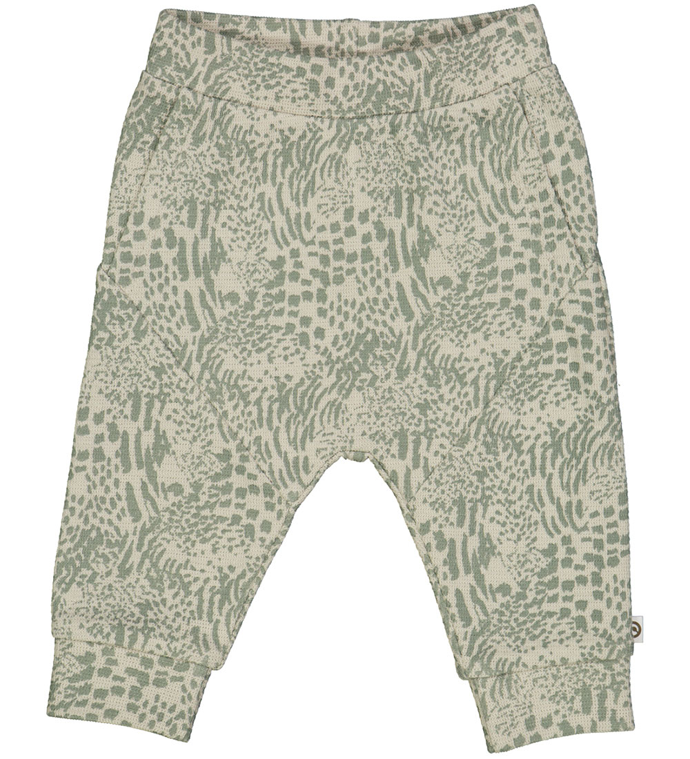 Müsli Hosen - Leopard Schnitt - Soft Green/Poesie Green - Müsli - 1 Jahr (80) - Hosen - Baumwolle