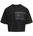 Kids Only T-shirt - KogRiri - Sort/Pretend Kids Only T-shirt - KogRiri - Sort/Pretend